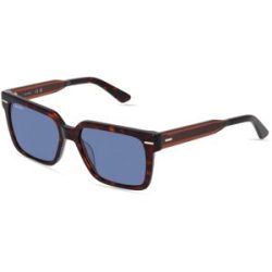 Marchon Germany GmbH Calvin Klein CK22535S Herren-Sonnenbrille Vollrand Quadratisch Kunststoff-Gestell, Havanna