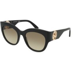 Marchon Germany GmbH Longchamp LO740S Unisex-Sonnenbrille Vollrand Butterfly Kunststoff-Gestell, Schwarz