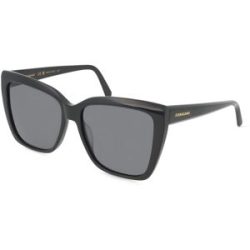 Marchon Germany GmbH Ferragamo SF1102S Damen-Sonnenbrille Vollrand Eckig Acetat-Gestell, Schwarz