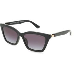 Luxottica Fashion Brillen Vertriebs GmbH Emporio Armani EA4250U Damen-Sonnenbrille Vollrand Butterfly Acetat-Gestell, Schwarz