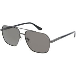 DE RIGO Vision D.A.CH. GmbH Police SPLQ85 Herren-Sonnenbrille Vollrand Pilot Metall-Gestell, Grau