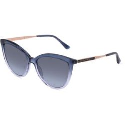Safilo GmbH Jimmy Choo BELINDA/S Damen-Sonnenbrille Vollrand Butterfly Acetat-Gestell, Blau