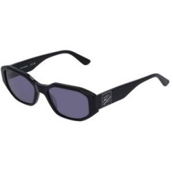 Marchon Germany GmbH Karl Lagerfeld KL6073S Damen-Sonnenbrille Vollrand Quadratisch Kunststoff-Gestell, Schwarz
