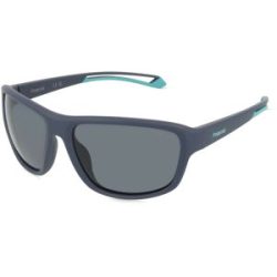 Safilo GmbH Polaroid PLD 7049/S Unisex-Sonnenbrille Vollrand Quadratisch Kunststoff-Gestell, Blau