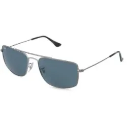 Luxottica Fashion Brillen Vertriebs GmbH Ray-Ban RB3779 EXPLORER 3 Unisex-Sonnenbrille Vollrand Quadratisch Metall-Gestell, Grau