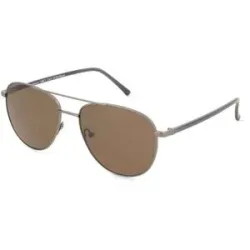 Suncute Industries Co., Ltd. Fielmann MC 581 SUN CL DARCY Unisex-Sonnenbrille Vollrand Pilot Edelstahl-Gestell, Grau
