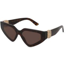 Luxottica Fashion Brillen Vertriebs GmbH Dolce&Gabbana 0DG4469 Damen-Sonnenbrille Vollrand Butterfly Acetat-Gestell, Havanna