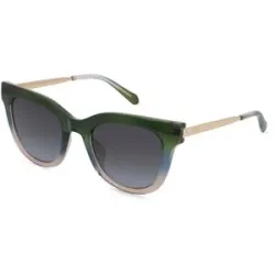 Safilo GmbH Fossil FOS 2169/G/S Damen-Sonnenbrille Vollrand Cat Eye Propionat-Gestell, Grün