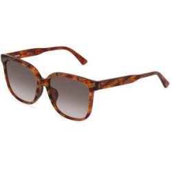 Safilo GmbH Moschino 134/F/S Damen-Sonnenbrille Vollrand Butterfly Acetat-Gestell, Braun