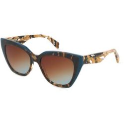 Marchon Germany GmbH Liu Jo LJ784S Unisex-Sonnenbrille Vollrand Butterfly Acetat-Gestell, Braun