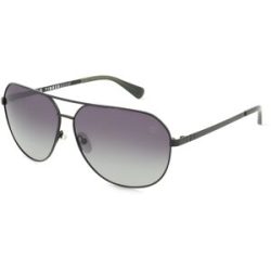 Marcolin Deutschland GmbH Timberland TB00029 Unisex-Sonnenbrille Vollrand Pilot Metall-Gestell, Schwarz
