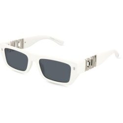 Safilo GmbH Dsquared2 ICON 0011/S Herren-Sonnenbrille Vollrand Quadratisch Acetat-Gestell, Weiß