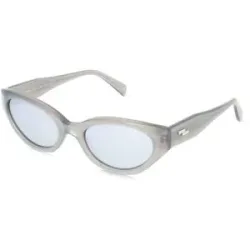 Wenzhou Lanson International Co., Ltd. Fielmann LN 072 SUN FA SALLY Damen-Sonnenbrille Vollrand Cat Eye Acetat Extrudiert-Gestell, Grau