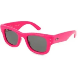 Luxottica Fashion Brillen Vertriebs GmbH Ray-Ban RB4940WAYFARER PUFFER Unisex-Sonnenbrille Vollrand Quadratisch Kunststoff-Gestell, Lila