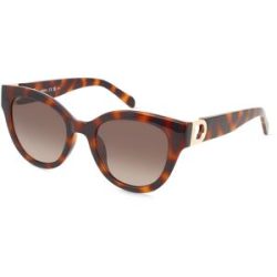 Safilo GmbH Fossil FOS 2162/G/S Damen-Sonnenbrille Vollrand Cat Eye Kunststoff-Gestell, Havanna