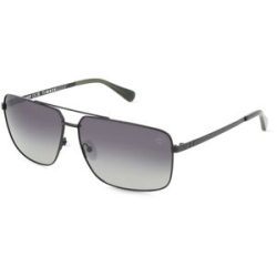 Marcolin Deutschland GmbH Timberland TB00030 Unisex-Sonnenbrille Vollrand Pilot Metall-Gestell, Schwarz