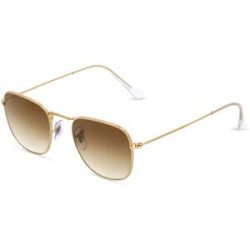 Luxottica Fashion Brillen Vertriebs GmbH Ray-Ban RB 3857 FRANK Unisex-Sonnenbrille Vollrand Quadratisch Metall-Gestell, Gold