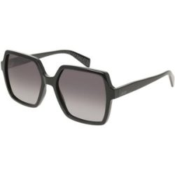 Marchon Germany GmbH Liu Jo LJ824S Damen-Sonnenbrille Vollrand Quadratisch Kunststoff-Gestell, Schwarz