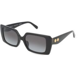 Luxottica Fashion Brillen Vertriebs GmbH Coach HC8409U Damen-Sonnenbrille Vollrand Quadratisch Acetat-Gestell, Schwarz