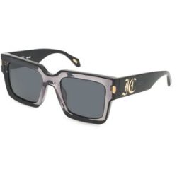 DE RIGO Vision D.A.CH. GmbH Just Cavalli SJC108V Unisex-Sonnenbrille Vollrand Quadratisch Acetat-Gestell, Grau