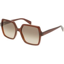 Marchon Germany GmbH Liu Jo LJ824S Damen-Sonnenbrille Vollrand Quadratisch Kunststoff-Gestell, Braun