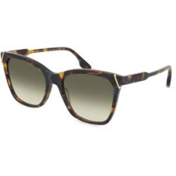 Marchon Germany GmbH Victoria Beckham VB640S Unisex-Sonnenbrille Vollrand Quadratisch Acetat-Gestell, Havanna