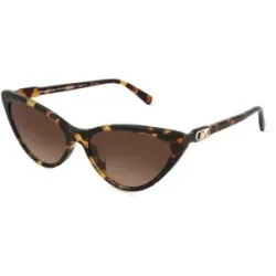 Luxottica Fashion Brillen Vertriebs GmbH Michael Kors MK2195U Damen-Sonnenbrille Vollrand Cat Eye Acetat-Gestell, Braun