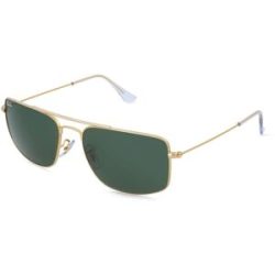 Luxottica Fashion Brillen Vertriebs GmbH Ray-Ban RB3779 EXPLORER 3 Unisex-Sonnenbrille Vollrand Quadratisch Metall-Gestell, Gold