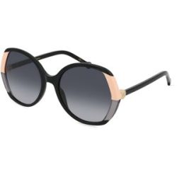 Safilo GmbH Carolina Herrera CH 0051/S Unisex-Sonnenbrille Vollrand Geometrisch Acetat-Gestell, Schwarz