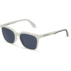 Marcolin Deutschland GmbH Adidas Originals OR0061 Unisex-Sonnenbrille Vollrand Quadratisch Kunststoff-Gestell, Weiß