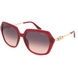 Marcolin Deutschland GmbH Guess GU00267 Damen-Sonnenbrille Vollrand Geometrisch Kunststoff-Gestell, Rot