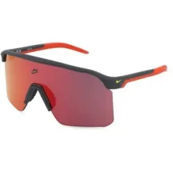 Marchon Germany GmbH Nike NIKE EXPEDITION SHIELD N IU4705X Herren-Sonnenbrille Halbrand Monoscheibe Kunststoff-Gestell, Grau