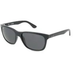 Luxottica Fashion Brillen Vertriebs GmbH Ray-Ban RB 4181 Herren-Sonnenbrille Vollrand Quadratisch Kunststoff-Gestell, Schwarz