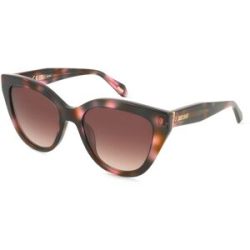 DE RIGO Vision D.A.CH. GmbH Just Cavalli SJC173 Damen-Sonnenbrille Vollrand Butterfly Kunststoff-Gestell, Braun