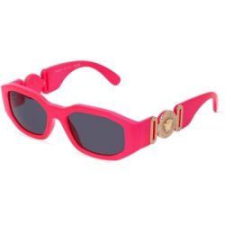 Luxottica Fashion Brillen Vertriebs GmbH Versace VE4361 Herren-Sonnenbrille Vollrand Geometrisch Kunststoff-Gestell, Pink