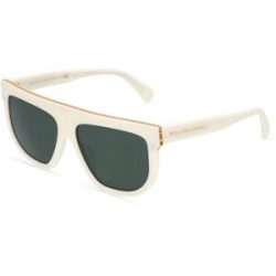 Thélios Stella McCartney SC40030I-Y Damen-Sonnenbrille Vollrand Quadratisch Acetat-Gestell, Beige