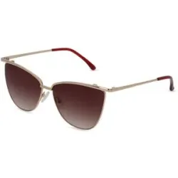 Xiamen Careyou Optical Co., Ltd Fielmann CY 011 SUN FA Damen-Sonnenbrille Vollrand Butterfly Metall-Gestell, Gold