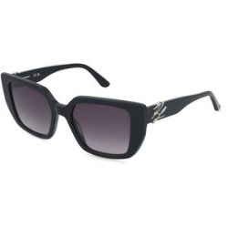 Marchon Germany GmbH Karl Lagerfeld KL6221S Damen-Sonnenbrille Vollrand Cat Eye Acetat-Gestell, Schwarz