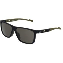 Marcolin Deutschland GmbH Adidas SP0067 Unisex-Sonnenbrille Vollrand Quadratisch Kunststoff-Gestell, Schwarz
