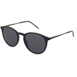 Safilo GmbH Hugo HG 1286/S Herren-Sonnenbrille Vollrand Rund Kunststoff-Gestell, Schwarz
