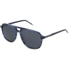 Safilo GmbH Hugo HG 1398/S Herren-Sonnenbrille Vollrand Pilot Acetat-Gestell, Blau