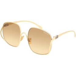 Luxottica Fashion Brillen Vertriebs GmbH Miu Miu 0MU A57S Damen-Sonnenbrille Vollrand Quadratisch Metall-Gestell, Gold