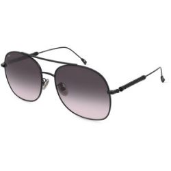 Marcolin Deutschland GmbH Tod?s TO0357 Damen-Sonnenbrille Vollrand Rund Metall-Gestell, Schwarz