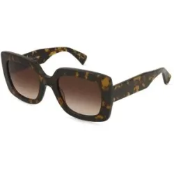 Wenzhou Lanson International Co., Ltd. Fielmann LN 087 SUN FA GERALDINE Damen-Sonnenbrille Vollrand Quadratisch Acetat-Gestell, Havanna