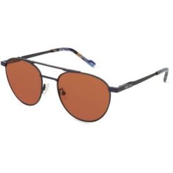 Marchon Germany GmbH Zeiss ZS23137S Unisex-Sonnenbrille Vollrand Pilot Metall-Gestell, Blau
