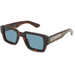 Marchon Germany GmbH Calvin Klein CK25538S Herren-Sonnenbrille Vollrand Eckig Acetat-Gestell, Havanna