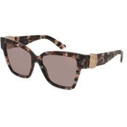 Luxottica Fashion Brillen Vertriebs GmbH Dolce&Gabbana 0DG4470 Damen-Sonnenbrille Vollrand Quadratisch Acetat-Gestell, Braun