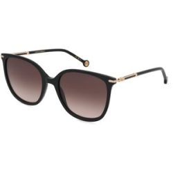 Safilo GmbH Carolina Herrera 0229/S Damen-Sonnenbrille Vollrand Quadratisch Acetat-Gestell, Schwarz