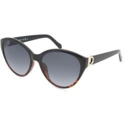 Safilo GmbH Fossil 207352 Damen-Sonnenbrille Vollrand Cat Eye Propionat-Gestell, Silber