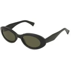 Wenzhou Lidong Optical Manufacture Co., Ltd. Fielmann LD 053 SUN FA GLENDA Damen-Sonnenbrille Vollrand Oval Acetat-Gestell, Schwarz
